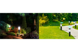 NNEKG Solar Powered Bollard LED Light 2 Pack