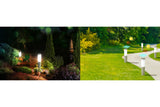 NNEKG Solar Powered Motion Sensor Bollard LED Light 2 Pack