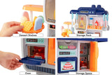 NNEKG Kids Little Kitchen Playset (Blue)