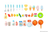 NNEKG Kids Little Kitchen Playset (Blue)
