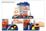 NNEKG Kids Little Kitchen Playset (Blue)