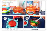 NNEKG Kids Little Kitchen Playset (Blue)
