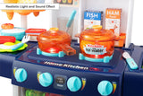 NNEKG Kids Little Kitchen Playset (Blue)