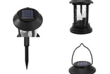 NNEKG Solar Powered 2 in 1 Flickering Lantern LED Light (2 Pack)