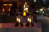 NNEKG Solar Powered 2 in 1 Flickering Lantern LED Light (2 Pack)