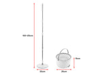 NNEKG 360° Spin Mop with Ultra Clean Bucket System and 2 Mop Pads