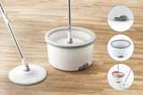 NNEKG 360° Spin Mop with Ultra Clean Bucket System and 2 Mop Pads
