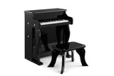 NNEKG Kids Wooden Musical Toy Piano (Black)