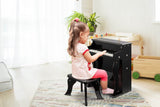 NNEKG Kids Wooden Musical Toy Piano (Black)