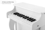 NNEKG Kids Wooden Musical Toy Piano (White)