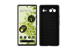 NNEKG Pixel 6 Pro Shockproof Case with Cabon Fiber Finish