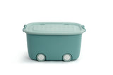 NNEKG Kids 2 Pack Storage Box with Wheels (Blue)