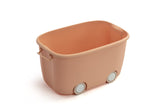 NNEKG Kids 2 Pack Storage Box with Wheels (Pink)