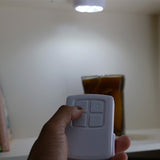 NNEDPE Wireless LED Puck Light with Remote Control LED (6 Pack)