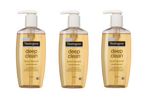 NNEKG Neutrogena Deep Clean Facial Cleanser 200ml Pack of 3