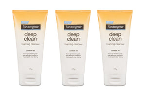 NNEKG Neutrogena Deep Clean Foaming Cleanser 175g Pack of 3