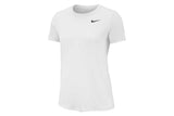 NNEKG Womens Dri FIT Legend Crew Tee (White Black Size L)