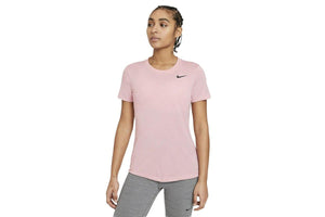 NNEKG Womens Dri FIT Legend Crew Tee (Pink Glaze Light Violet Size XL)