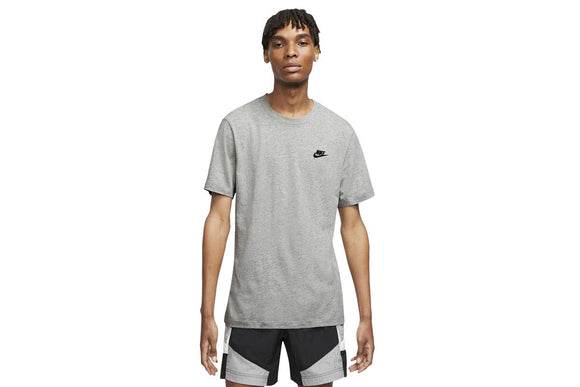 NNEKG Mens Sportswear Club Tee (Dark Grey Heather Black Size 2XL)