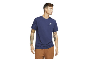 NNEKG Mens Sportswear Club Tee (Midnight Navy White Size 2XL)