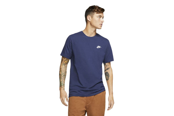 NNEKG Mens Sportswear Club Tee (Midnight Navy White Size 2XL)