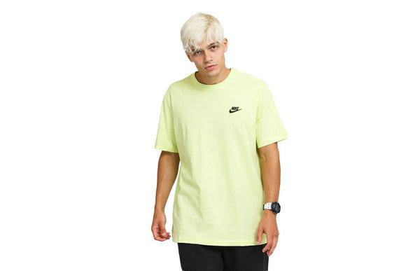 NNEKG Mens Sportswear Club Tee (Light Lemon Twist Black Size M)