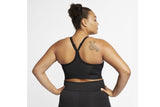 NNEKG Womens Dri FIT Indy Plus Bra (Black Black White Size 2X)
