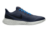 NNEKG Mens Revolution 5 Running Shoes (Thunder Blue Black Grey Fog Light Photo Blue Dark Pony Size 8.5 US)