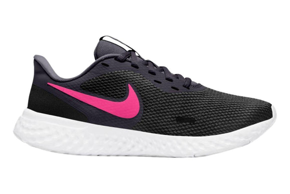 NNEKG Womens Revolution 5 Running Shoes (Black Hyper Pink Cave Purple Lilac White Size 9 US)
