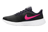 NNEKG Womens Revolution 5 Running Shoes (Black Hyper Pink Cave Purple Lilac White Size 8 US)