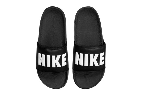 NNEKG Womens Offcourt Slide Casual Slides (Black White Black Size 9 US)