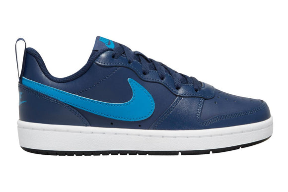 NNEKG Boys Court Borough Low 2 Grade School Casual Shoes (Midnight Navy Imperial Blue Black Size 4Y US)