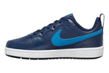 NNEKG Boys Court Borough Low 2 Grade School Casual Shoes (Midnight Navy Imperial Blue Black Size 4Y US)