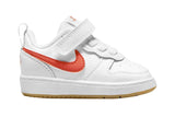 NNEKG Toddler Boys Court Borough Low 2 BTV Velcro Sneakers (White Orange Summit White Sail Size 7 US)