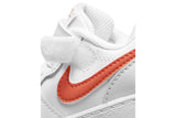 NNEKG Toddler Boys Court Borough Low 2 BTV Velcro Sneakers (White Orange Summit White Sail Size 6 US)