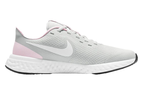 NNEKG Kids Revolution 5 Grade School Casual Shoe (Photon Dust White Pink Foam Size 5Y US)