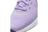 NNEKG Older Girls Revolution 5 Grade School Sports Shoes (Lilac Metallic Silver Dark Smoke Grey White Size 6