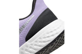 NNEKG Older Girls Revolution 5 Grade School Sports Shoes (Lilac Metallic Silver Dark Smoke Grey White Size 5