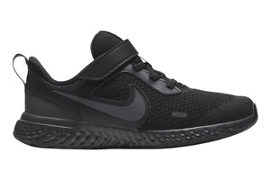NNEKG Boys Revolution 5 Pre School Velcro Running Shoes (Black Black Anthracite Size 11C US)