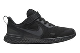 NNEKG Boys Revolution 5 Pre School Velcro Running Shoes (Black Black Anthracite Size 11C US)