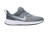 NNEKG Boys Revolution 5 Pre School Velcro Running Shoes (Cool Grey Pure Platinum Dark Grey Size 2Y US)