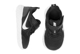 NNEKG Boys Revolution 5 Toddler Velcro Running Shoes (Black White Anthracite Size 4C US)