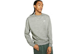 NNEKG Mens Sportswear Club French Terry Crew Sweatshirt (Dark Grey Heather White Size M)