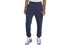 NNEKG Mens Sportswear Club Cuffed Pants (Midnight Navy Midnight Navy White Size M)