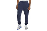 NNEKG Mens Sportswear Club Cuffed Pants (Midnight Navy Midnight Navy White Size M)