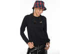 NNEKG Womens Sportswear Essential Crew Fleece (White Black Black Size XS US)