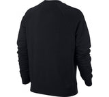 NNEKG Womens Sportswear Essential Crew Fleece (White Black Black Size XS US)