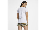 NNEKG Womens Sportswear Essential Icon Futura Tee (White Black Size M)
