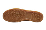 NNEKG Mens Court Vision Mid Casual Shoes (Flax Flax Gum Light Brown Twine Size 7.5 US)