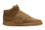 NNEKG Mens Court Vision Mid Casual Shoes (Flax Flax Gum Light Brown Twine Size 9.5 US)